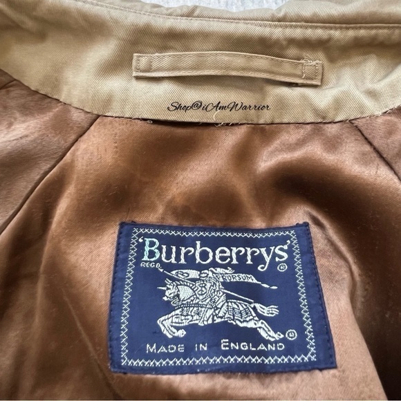 Vintage Burberrys London Long Wool Lined Trench Coat *shop@iAmWarrior - Picture 12 of 16